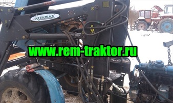 Замена двигателя на тракторе МТЗ